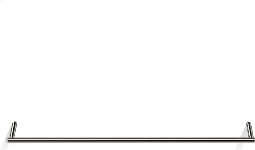 Wieszak reling na ręczniki Mikado 60 cm chrom-czarny z powłoką PVD