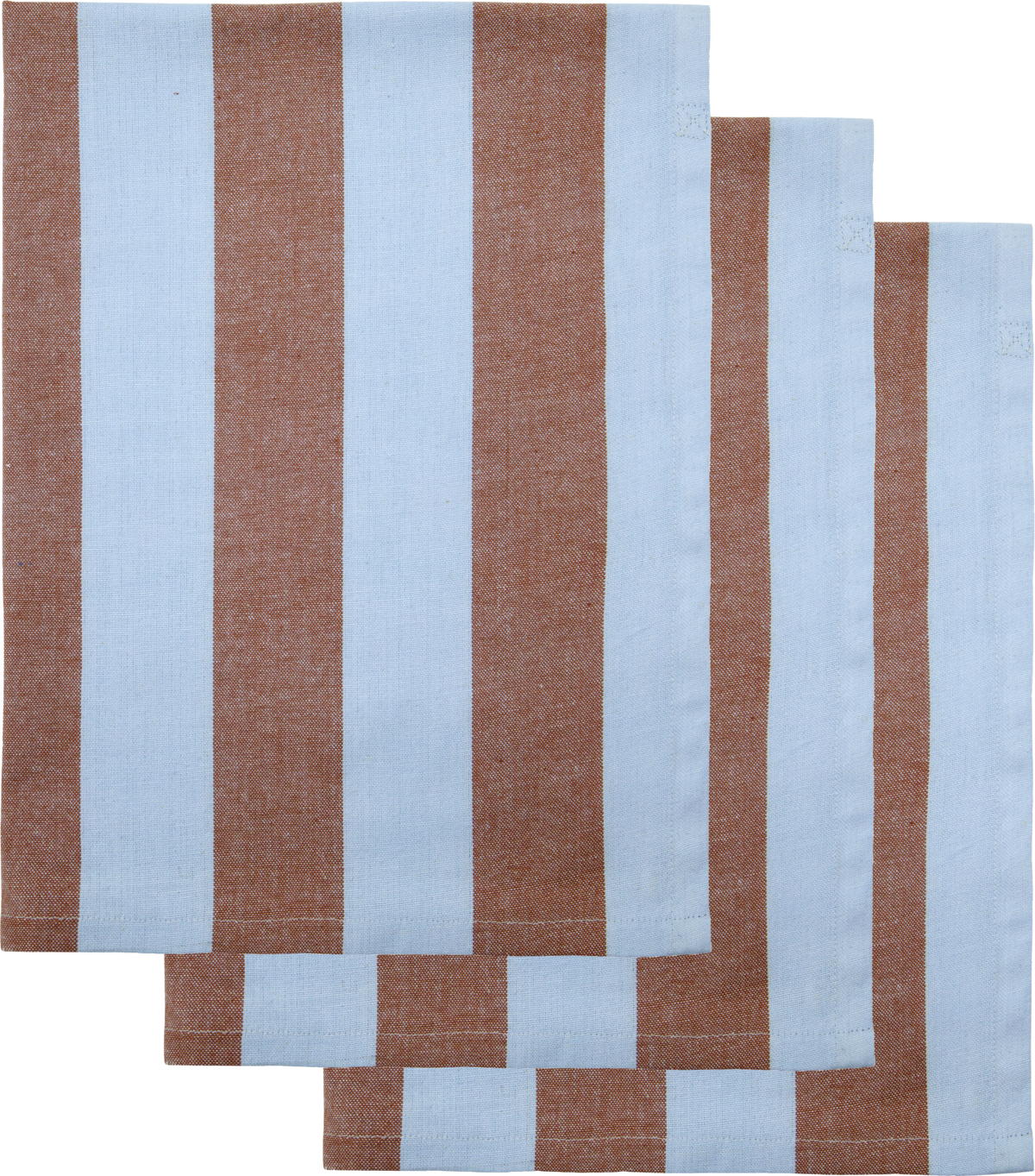 Ściereczki kuchenne HDCook niebiesko-brązowe 3 szt.