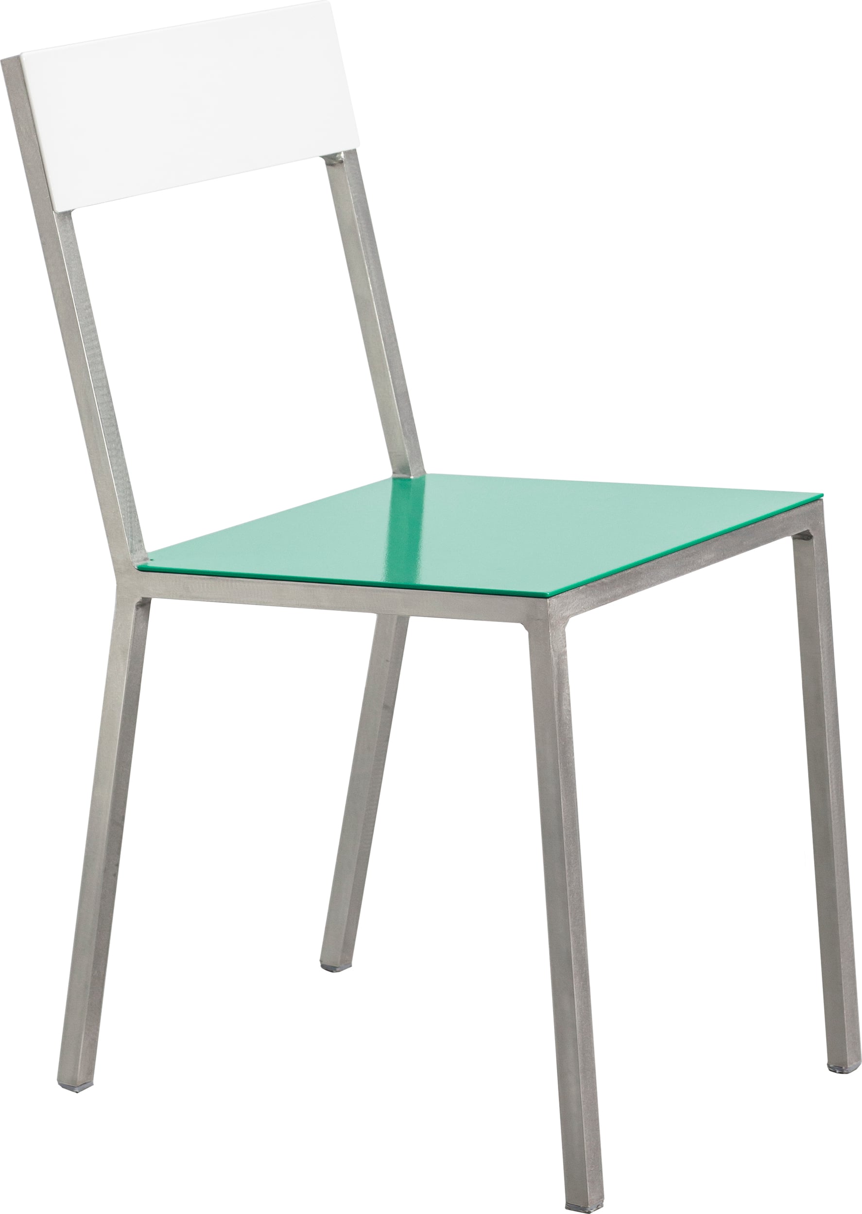 Krzesło Alu biało-zielone