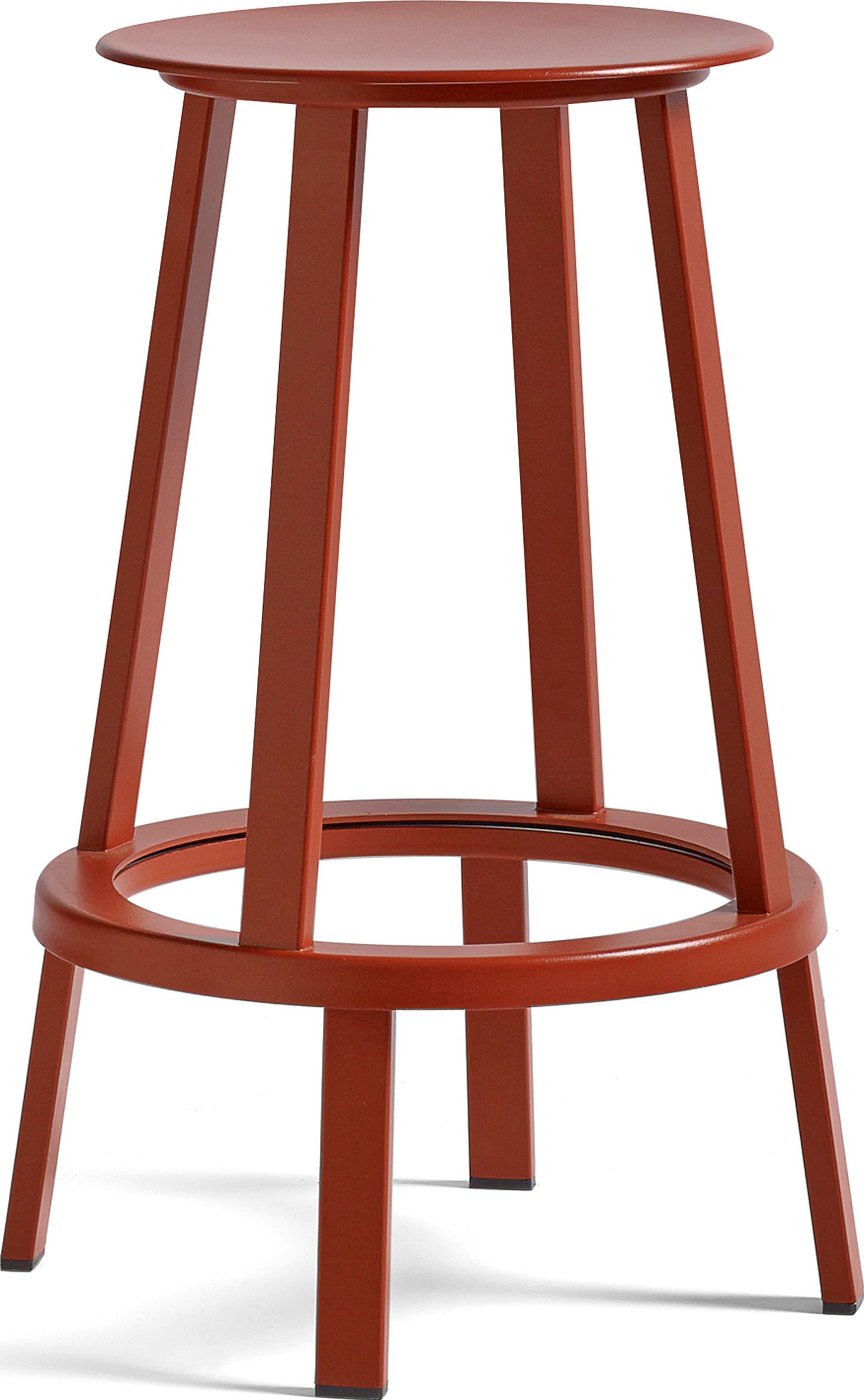 Stołek barowy Revolver 65 cm czerwony