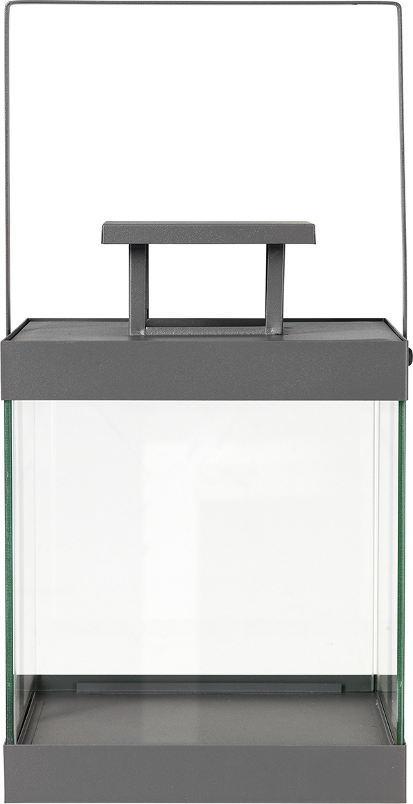 Latarnia Finca 30,5 cm steel gray