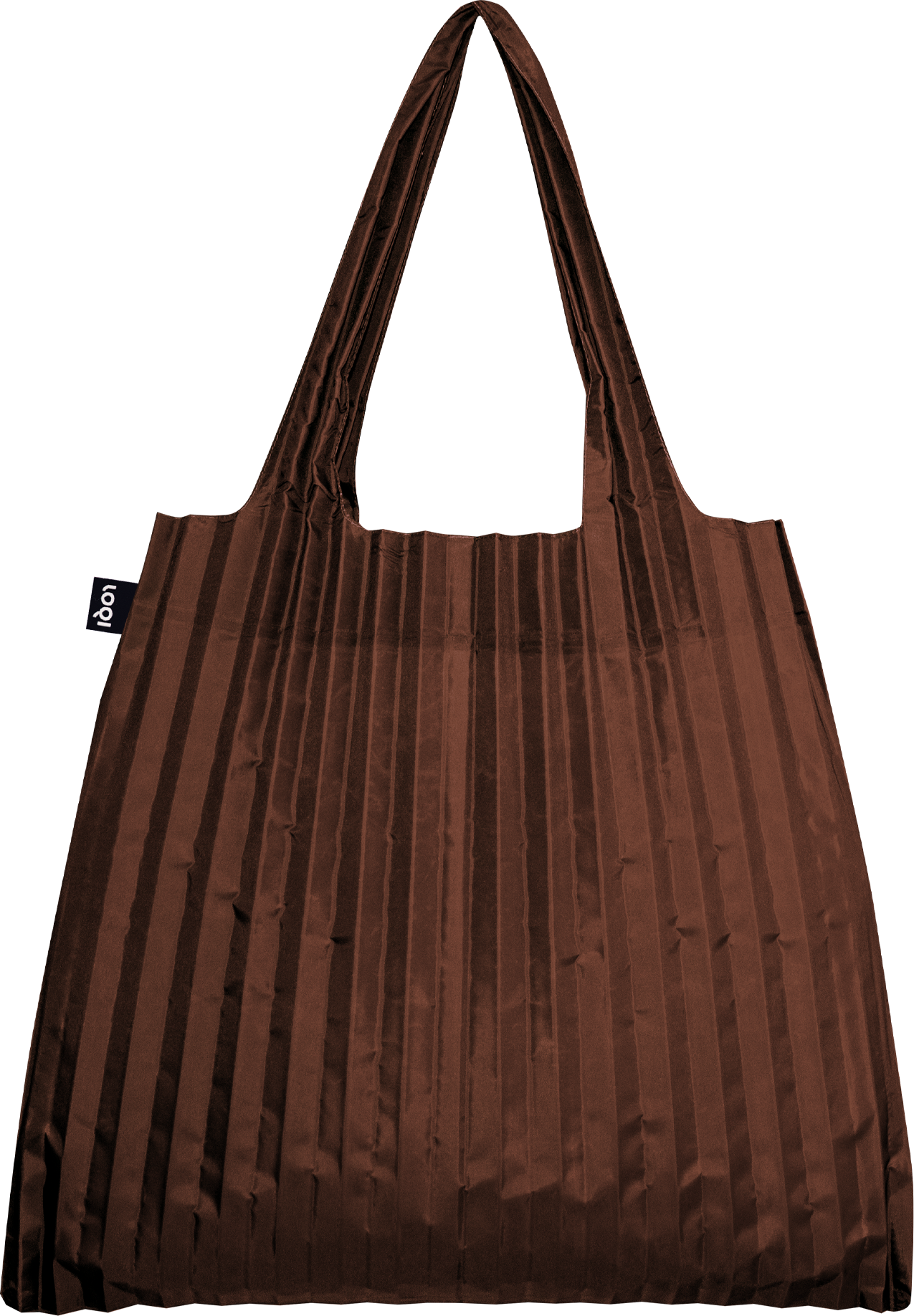 Torba LOQI plisowana kakaowa