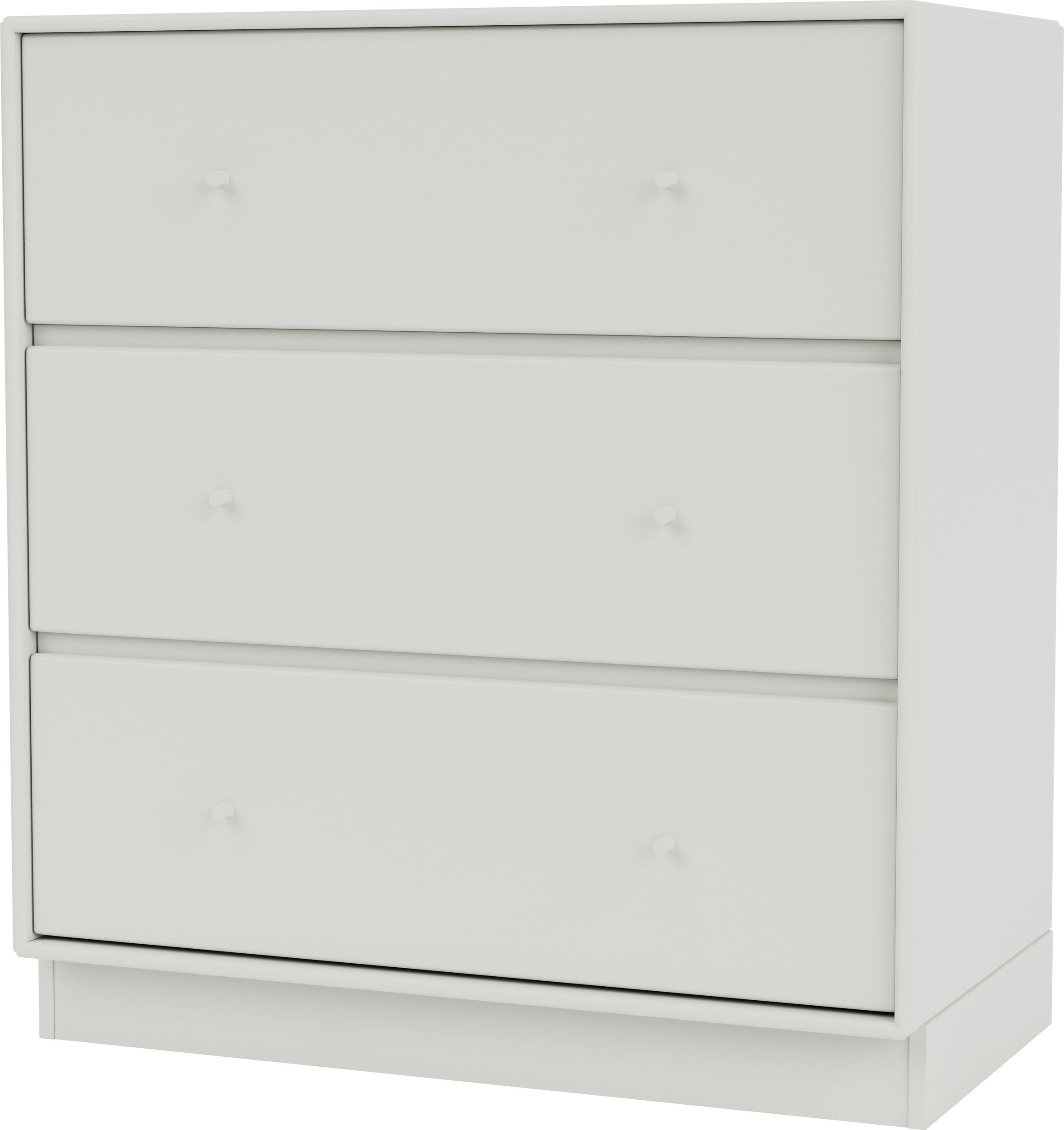 Komoda Carry jasnoszara na cokole 7 cm