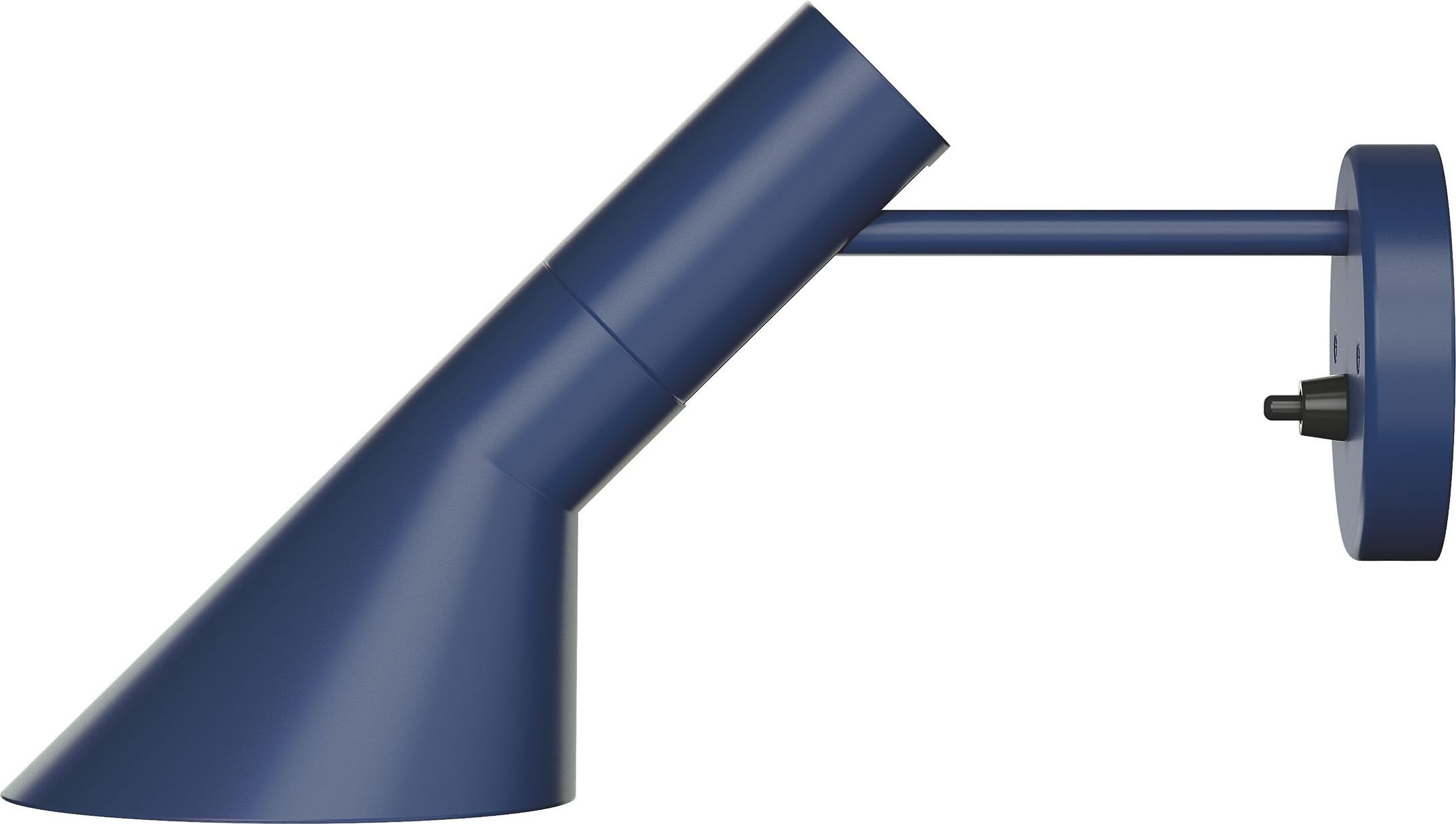 Kinkiet AJ ciemnoniebieski z włącznikiem, bez widocznego kabla