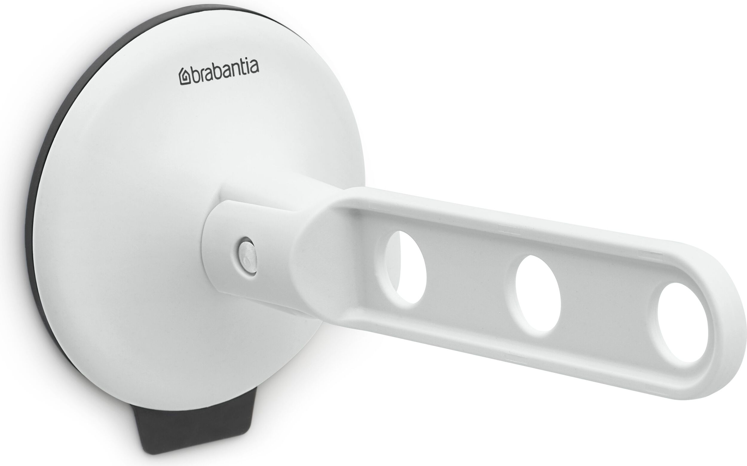 Uchwyt na wieszaki na ubrania Brabantia jasnoszary z przyssawką