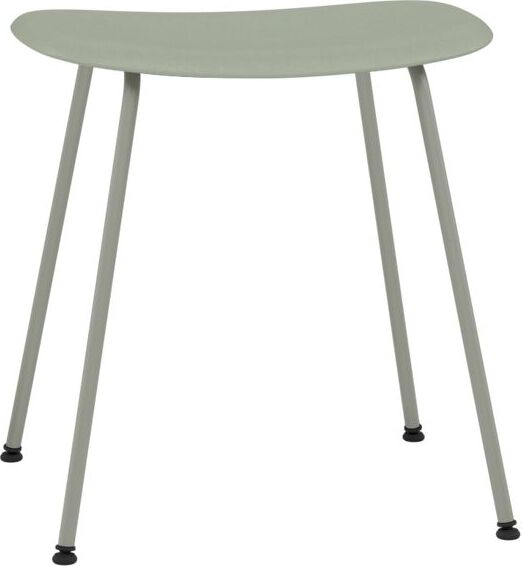Stołek Fiber Tube szarozielony