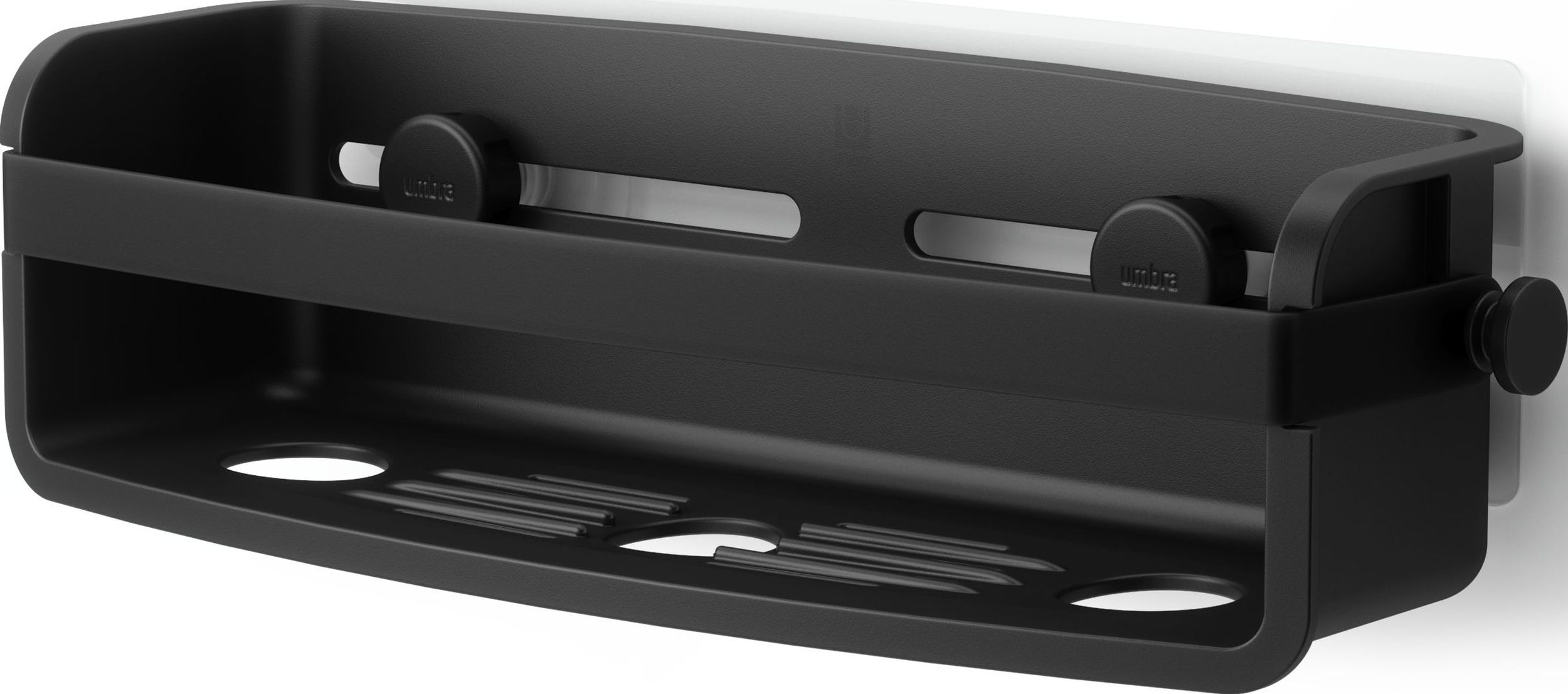 Półka prysznicowa Flex Adhesive czarna