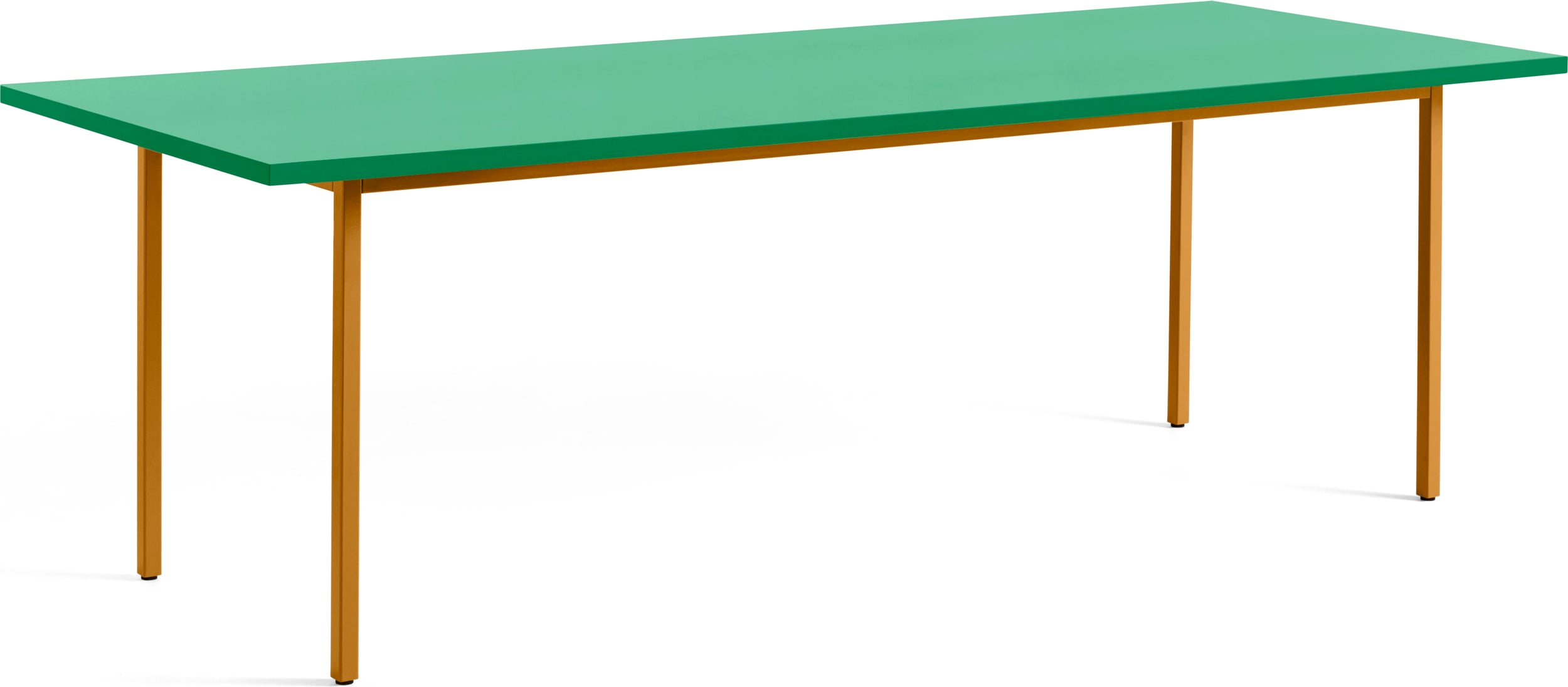 Stół Two-Colour 240 x 90 cm zielono-pomarańczowy