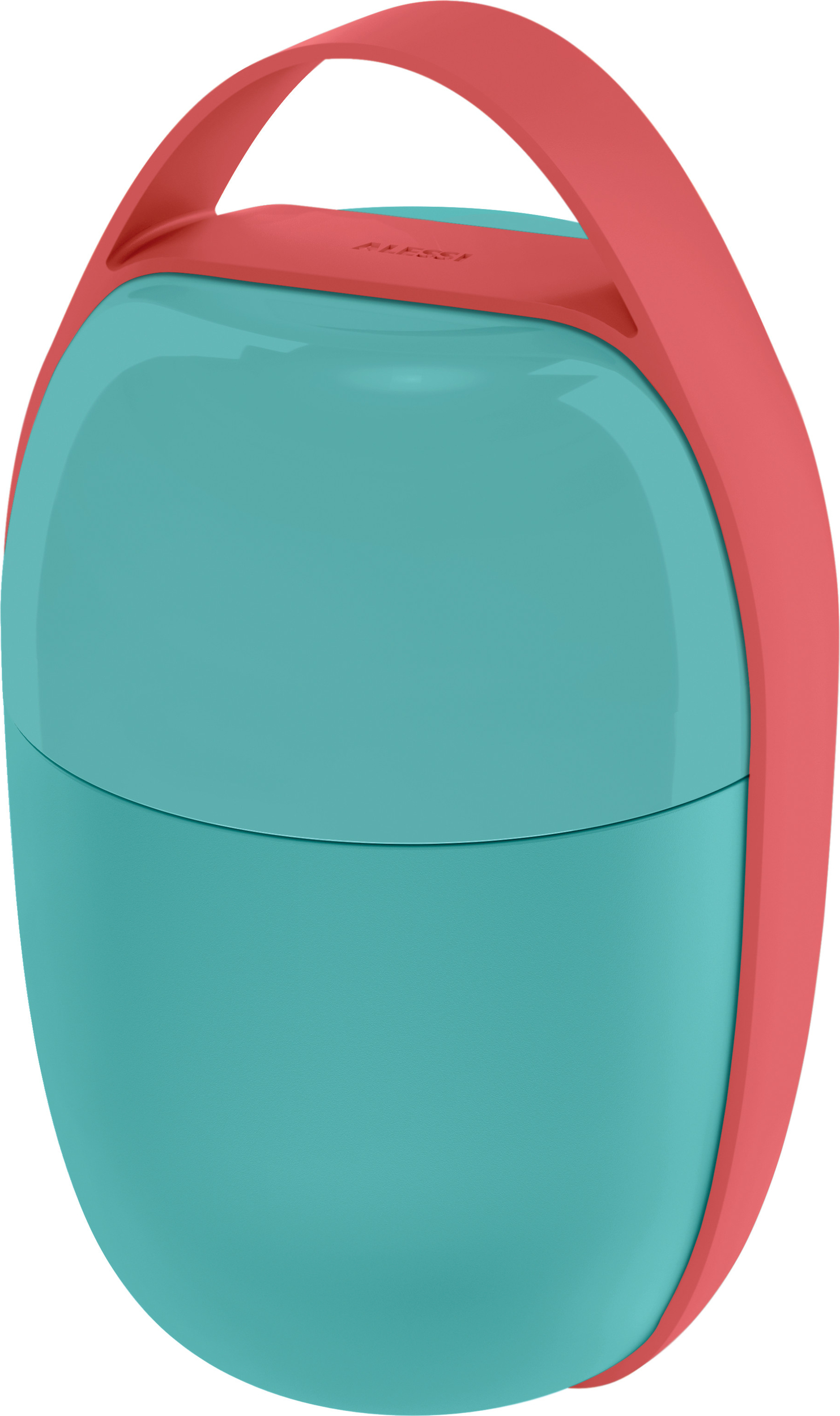 Lunchbox Food à porter dwukomorowy jasnoniebieski