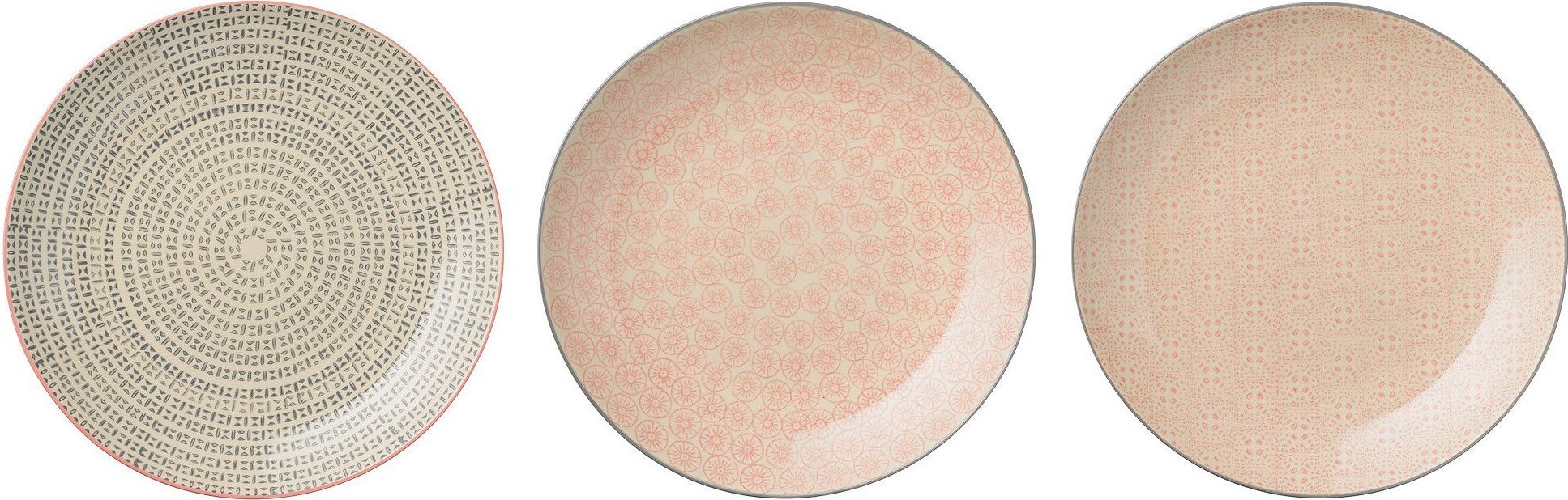 Talerze płaskie Cecile 25 cm 3 szt.