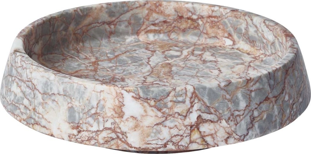 Taca dekoracyjna Orion 25 cm szara