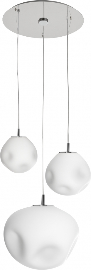Lampa wisząca plafon Cloe 3 chrom