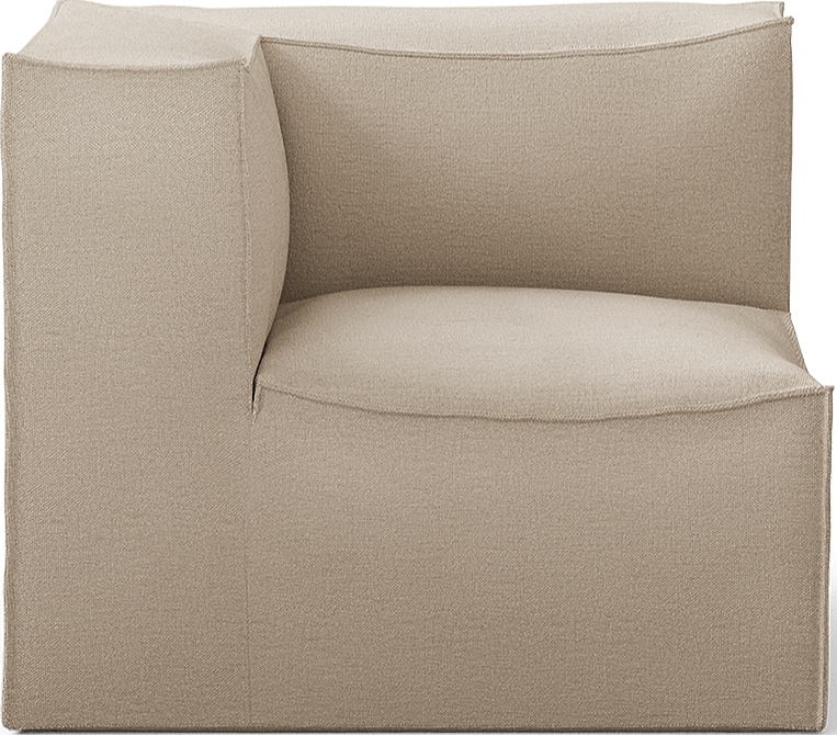 Narożnik lewostronny Catena Rich Linen 95 cm beżowy