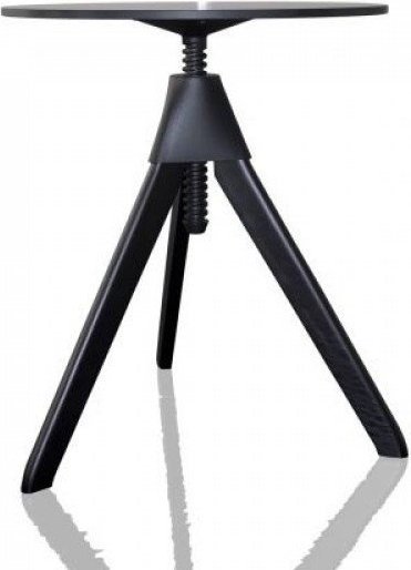 Stolik kawowy Topsy czarny z czarnymi nogami