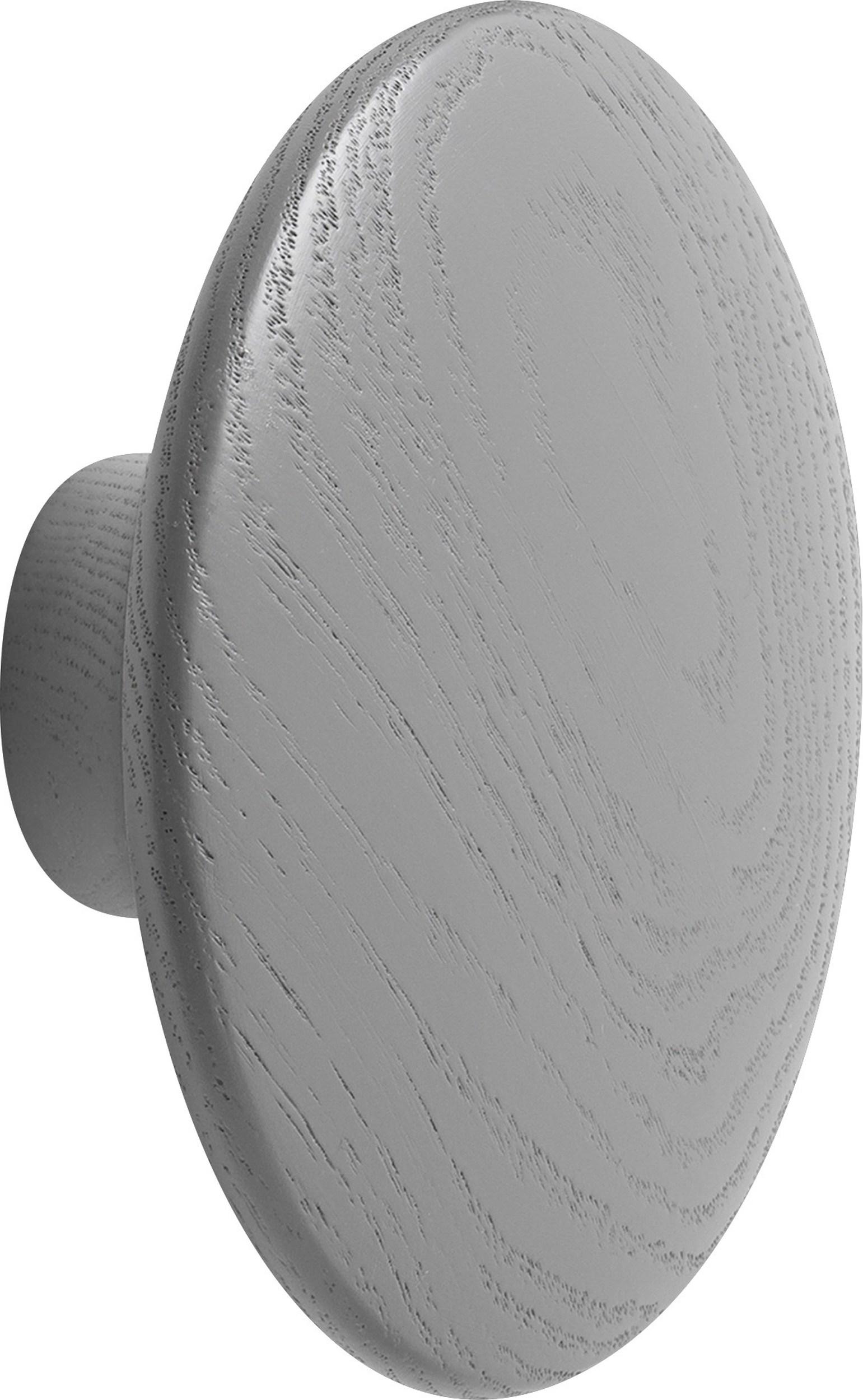 Haczyk ścienny Dots Wood 6,5 cm ciemnoszary