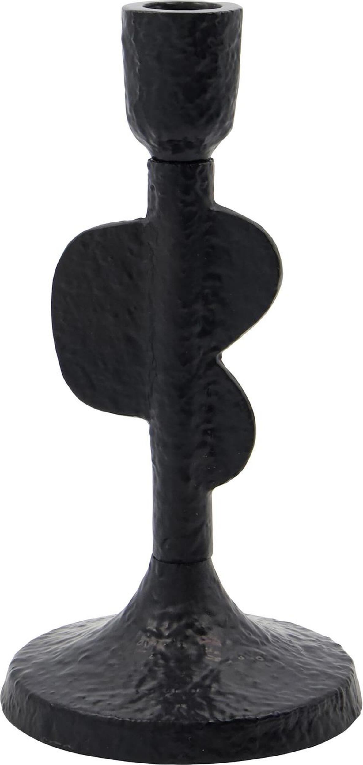 Świecznik na klasyczną świecę Donna czarny