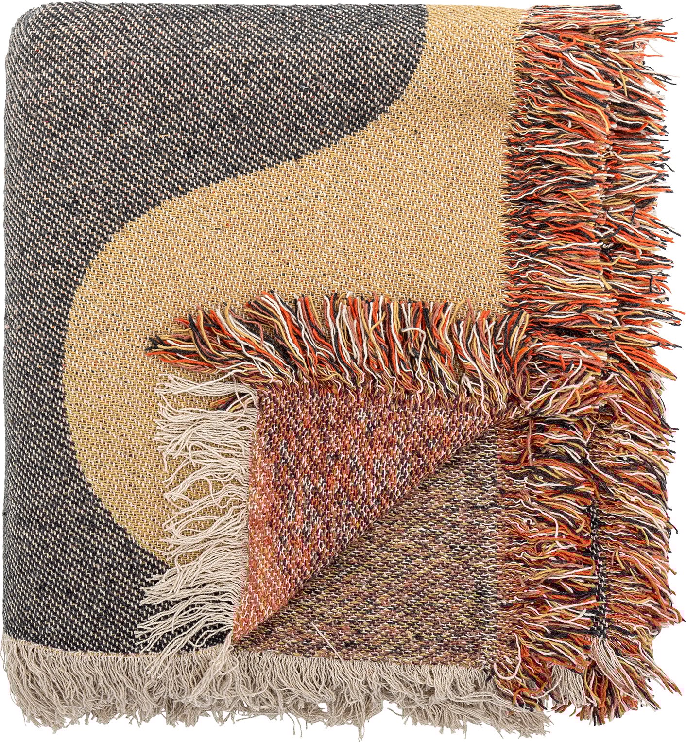 Narzuta Arni 160 x 130 cm brązowa