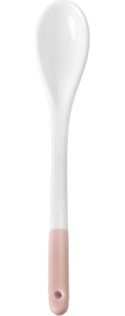 Łyżeczka Raeder biało-brzoskwiniowa porcelanowa