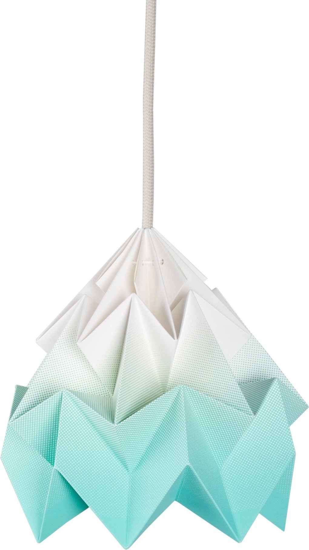 Lampa Moth gradient jasnozielona