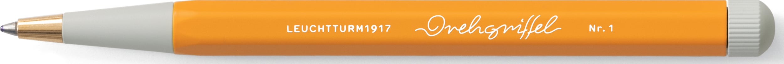 Długopis kulkowy z niebieskim tuszem Drehgriffel Nr. 1 pomarańczowy