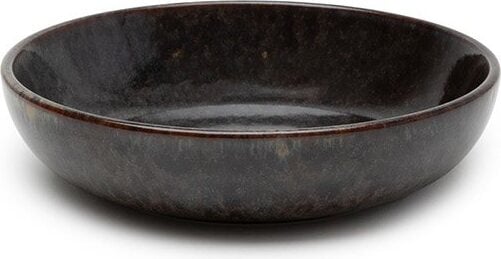 Talerze głębokie Surface 16 cm czarno-szare 4 szt.