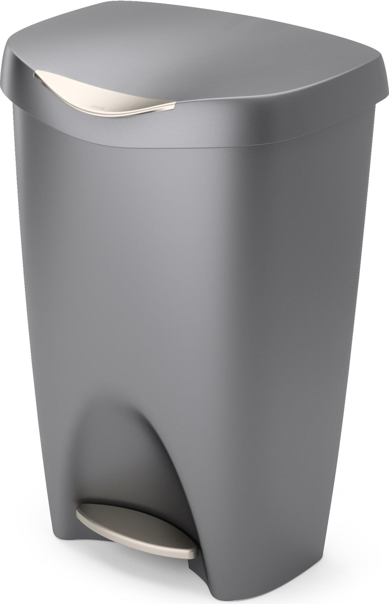 Kosz na śmieci Brim 50 l szary