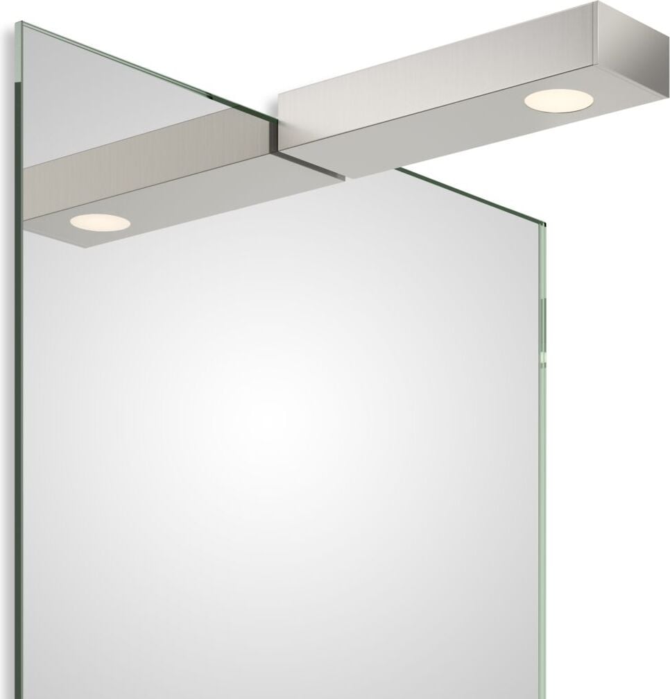 Lampa nad lustro Flat 1 Clip On nikiel