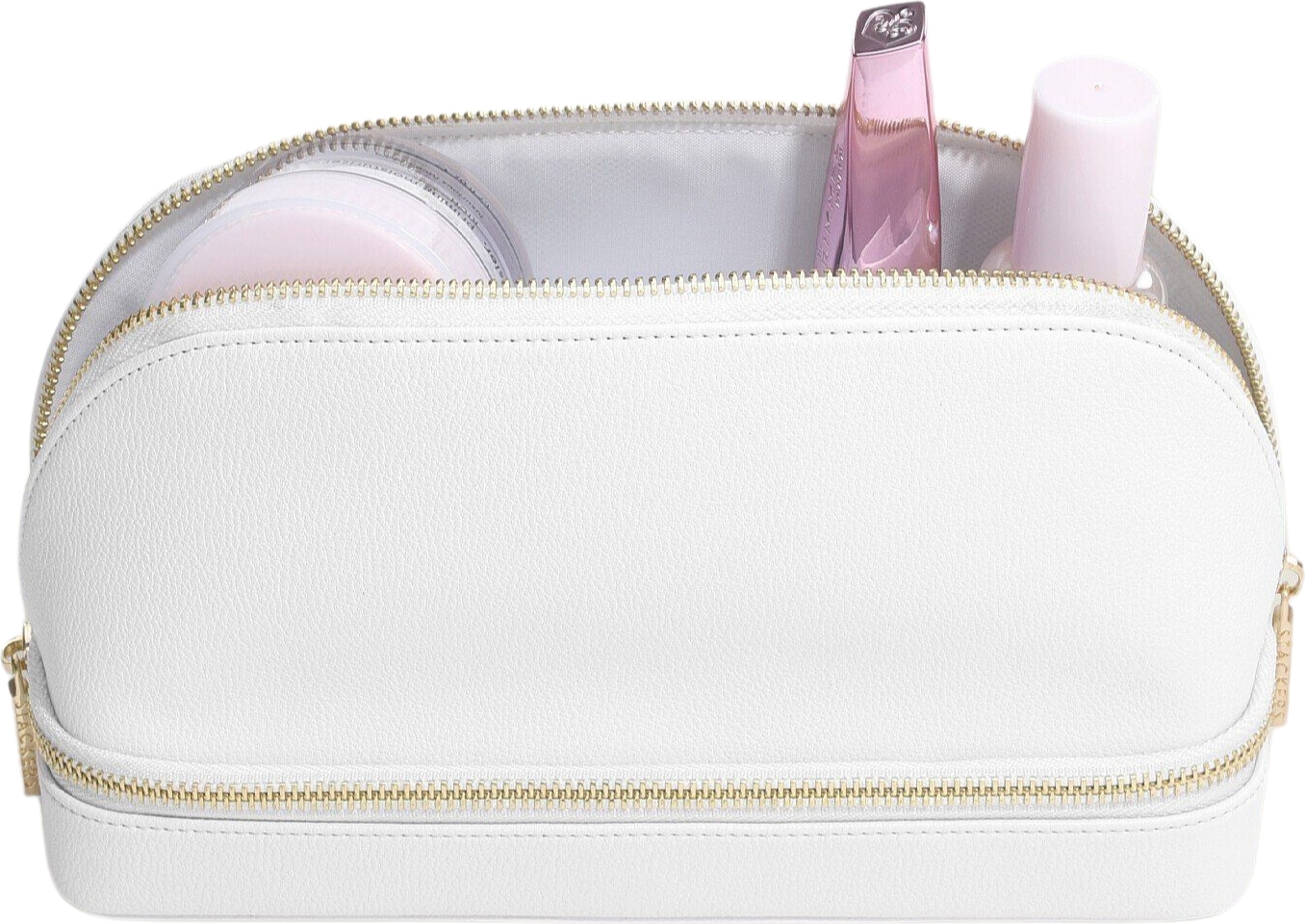 Kosmetyczka Stackers biała z miejscem na biżuterię