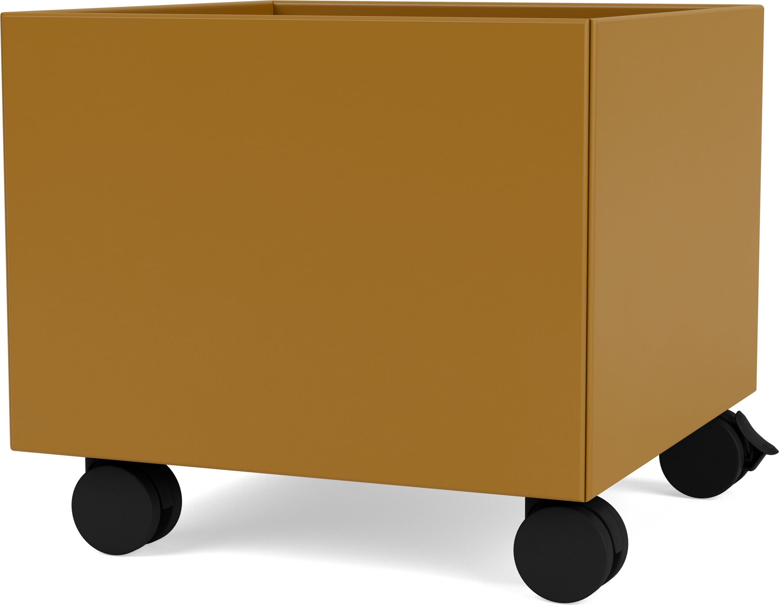 Pudełko do przechowywania Montana Mini bursztynowe na kółkach