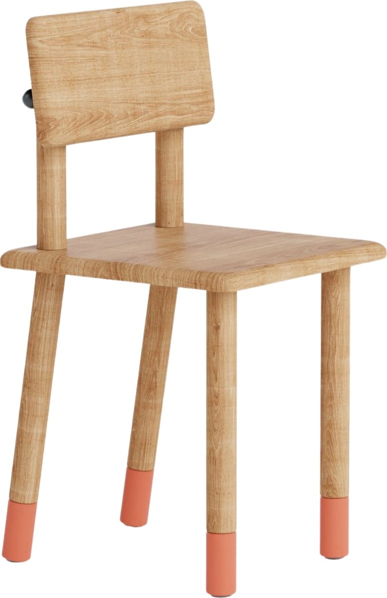 Krzesełko dziecięce Rise pomarańczowe