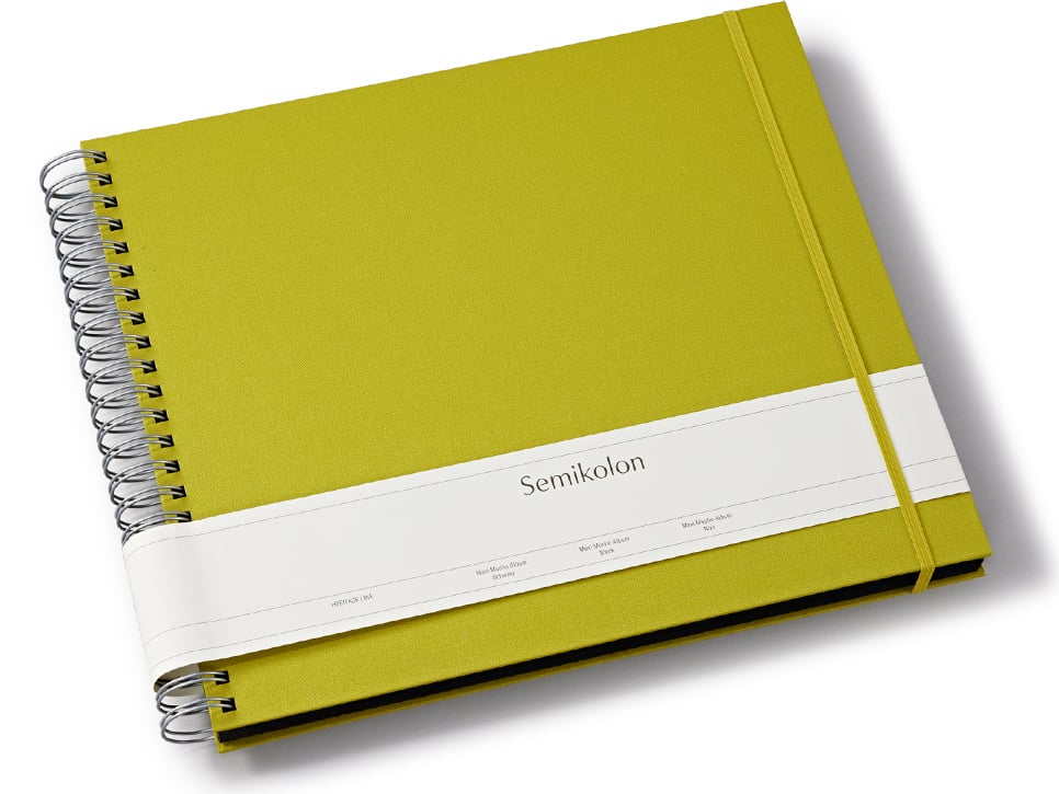 Album na zdjęcia Uni Maxi Mucho zieleń matcha z czarnymi kartami