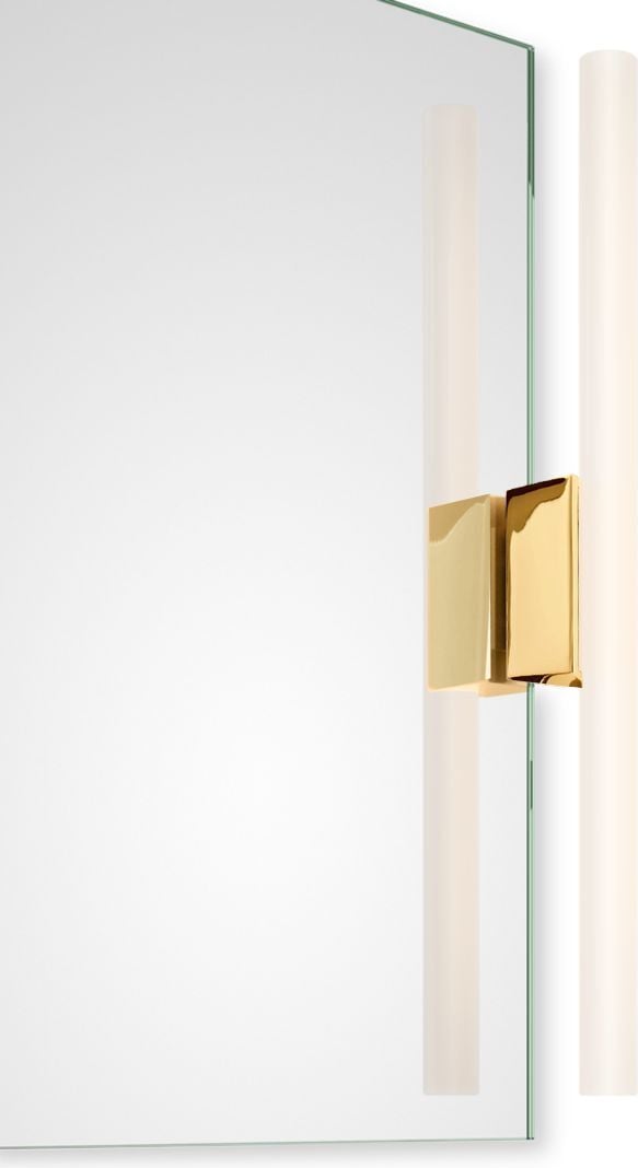 Lampa nad lustro Omega Clip On złota