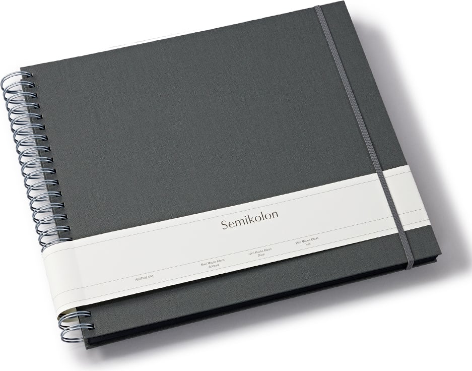 Album na zdjęcia Uni Maxi Mucho ciemnoszary z czarnymi kartami