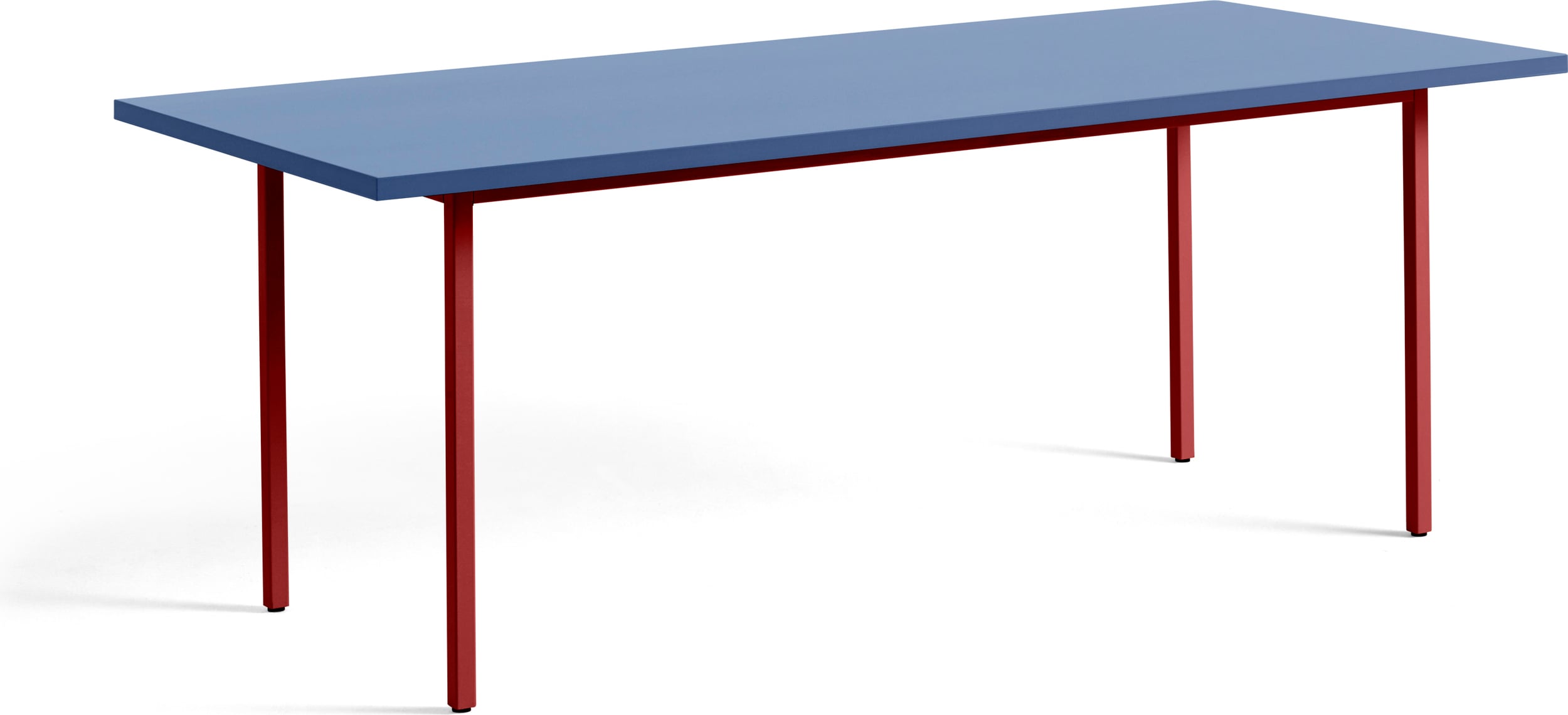 Stół Two-Colour 200 x 90 cm niebiesko-bordowy