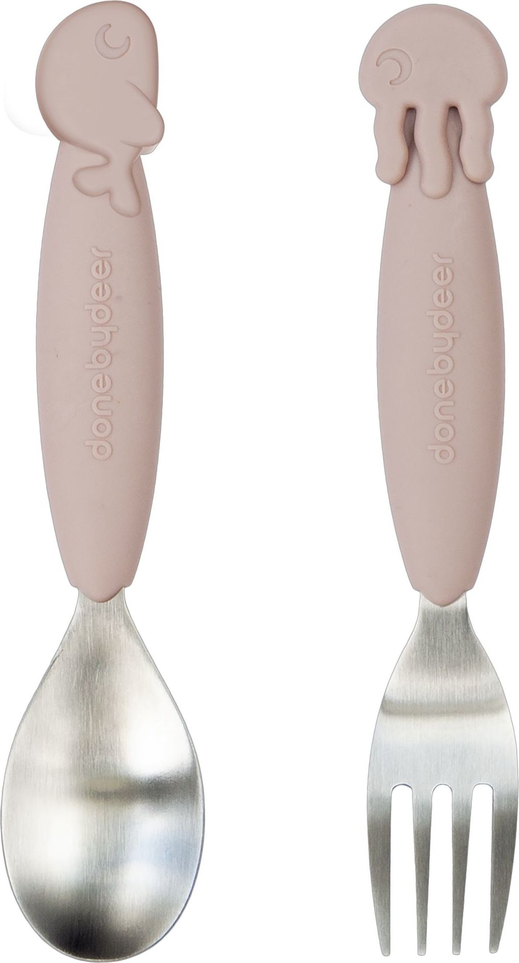 Sztućce dziecięce Sea Yummy różowe 2 el.