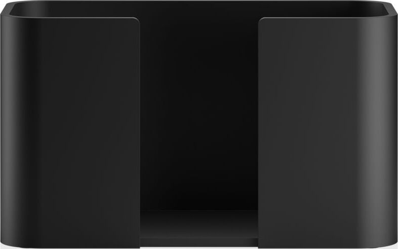 Pojemnik na chusteczki Stone otwarty czarny mat