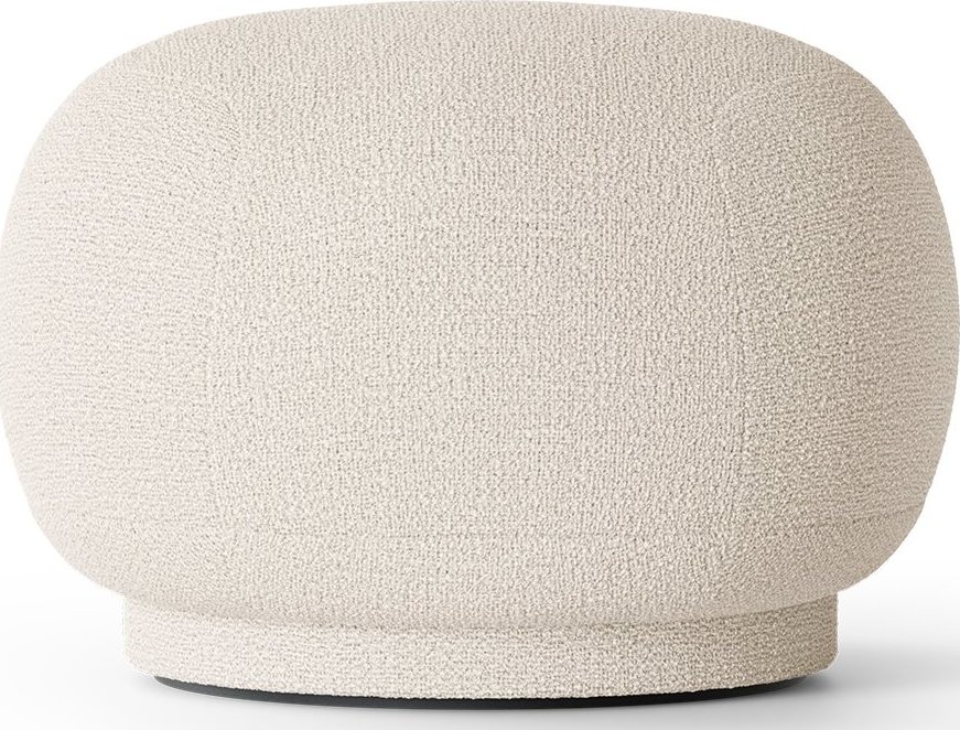 Puf Rico Bouclé kremowy