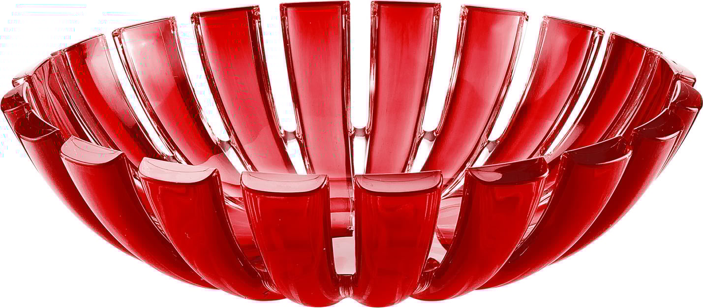 Kosz na owoce lub pieczywo Dolcevita czerwony z recyklingu