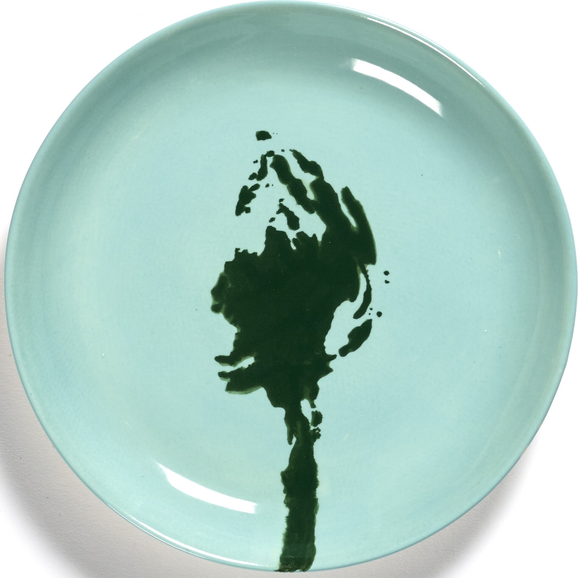 Talerze deserowe Feast Artichoke 16 cm jasnoniebiesko-zielone 4 szt.