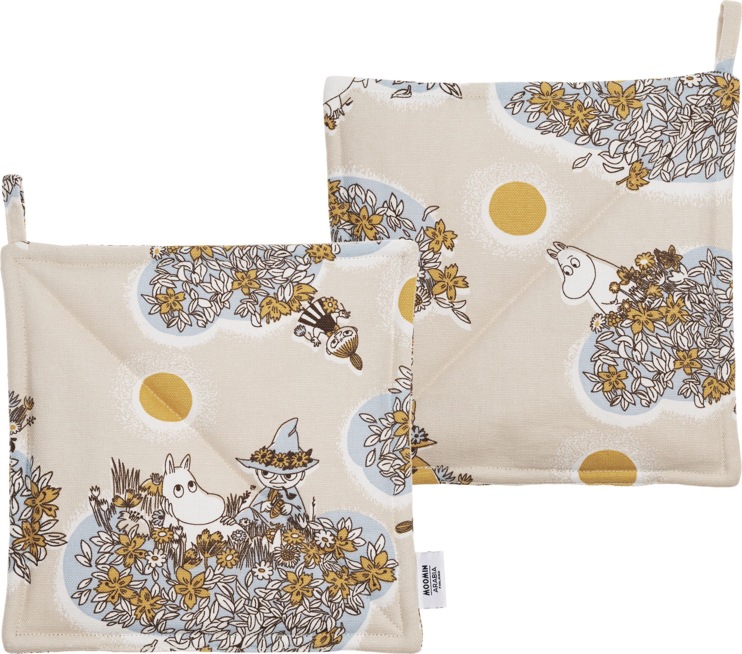 Łapki kuchenne Arabia Finland Muminki Friends Forever 2 szt.