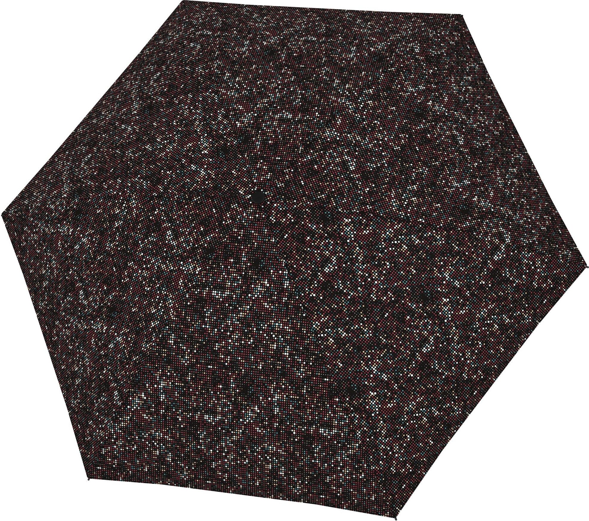 Parasolka Havanna w kolorowe kropki czarna