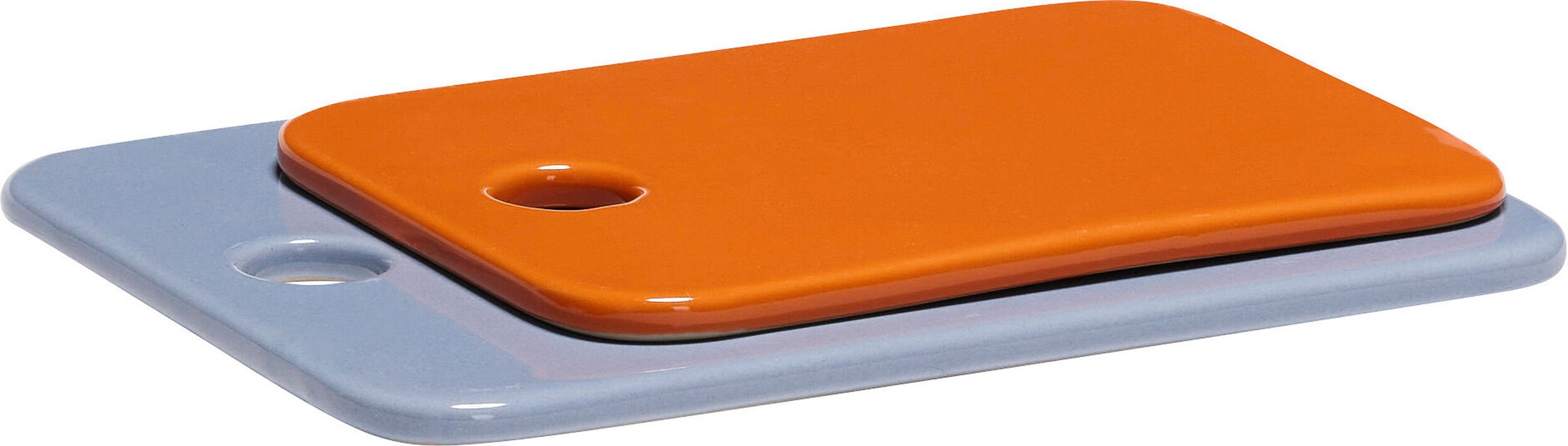 Deski do serwowania Amare niebieska i pomarańczowa 2 szt.