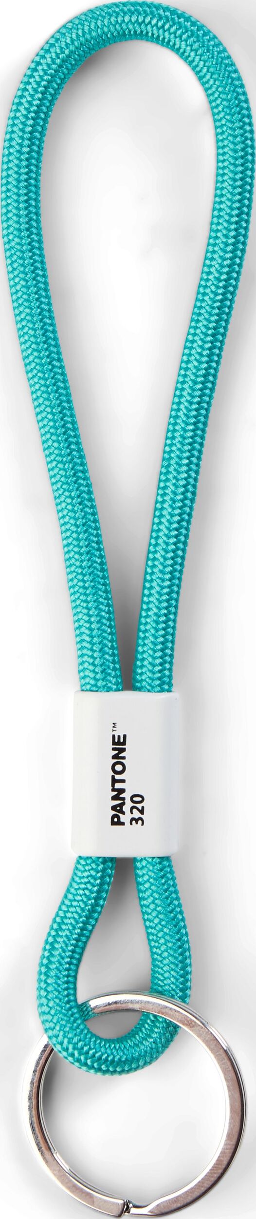 Smycz do kluczy Pantone krótka turkusowa