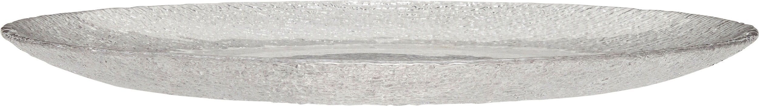 Talerz obiadowy Fuyu 27 cm transparentny