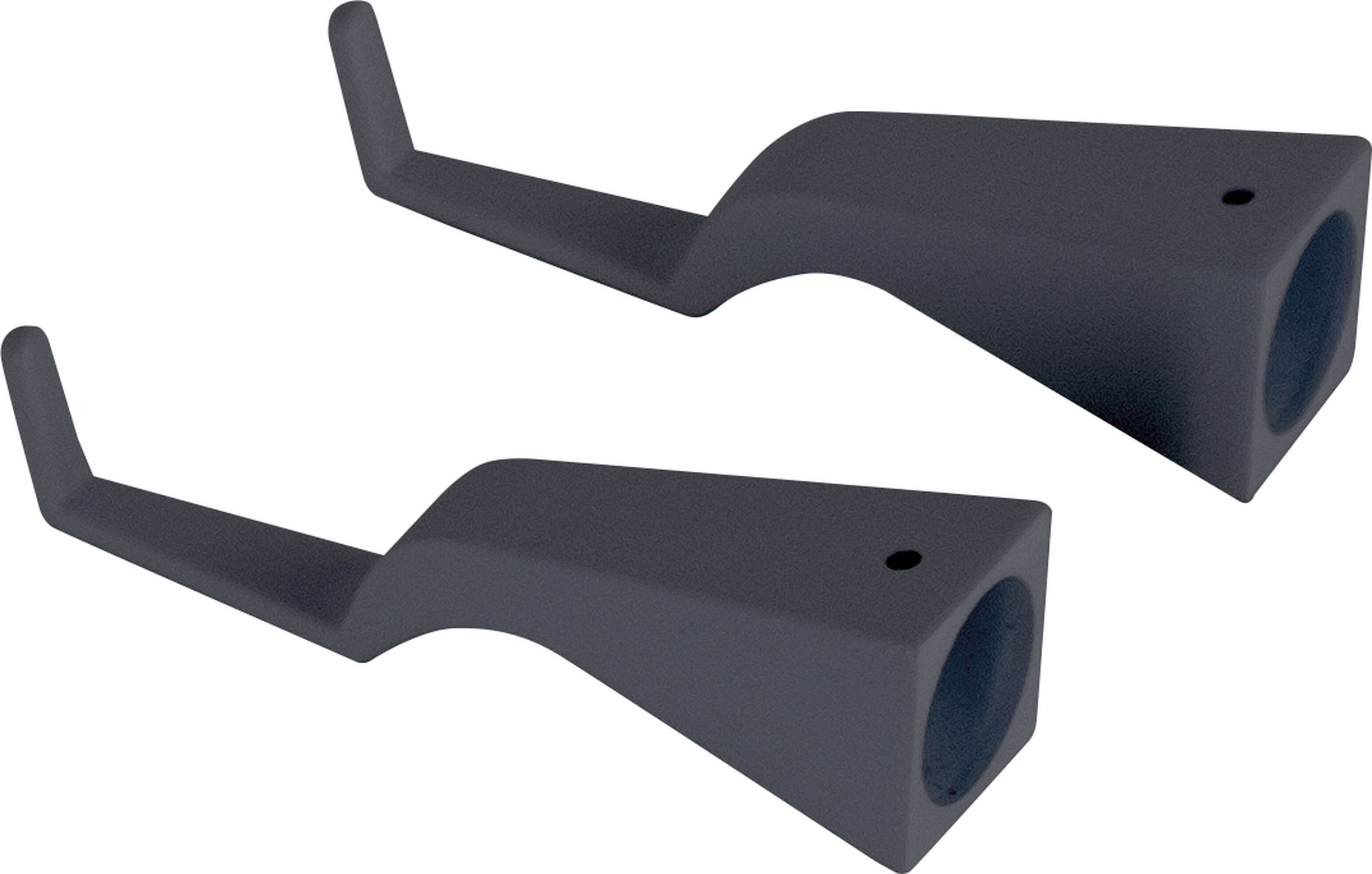 Zawieszenie ścienne do lampy modułowej Pencil ciemnoszare poziome 2 el.