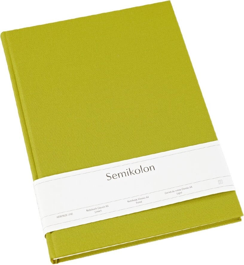 Notes w linię Uni Classic A4 zieleń matcha