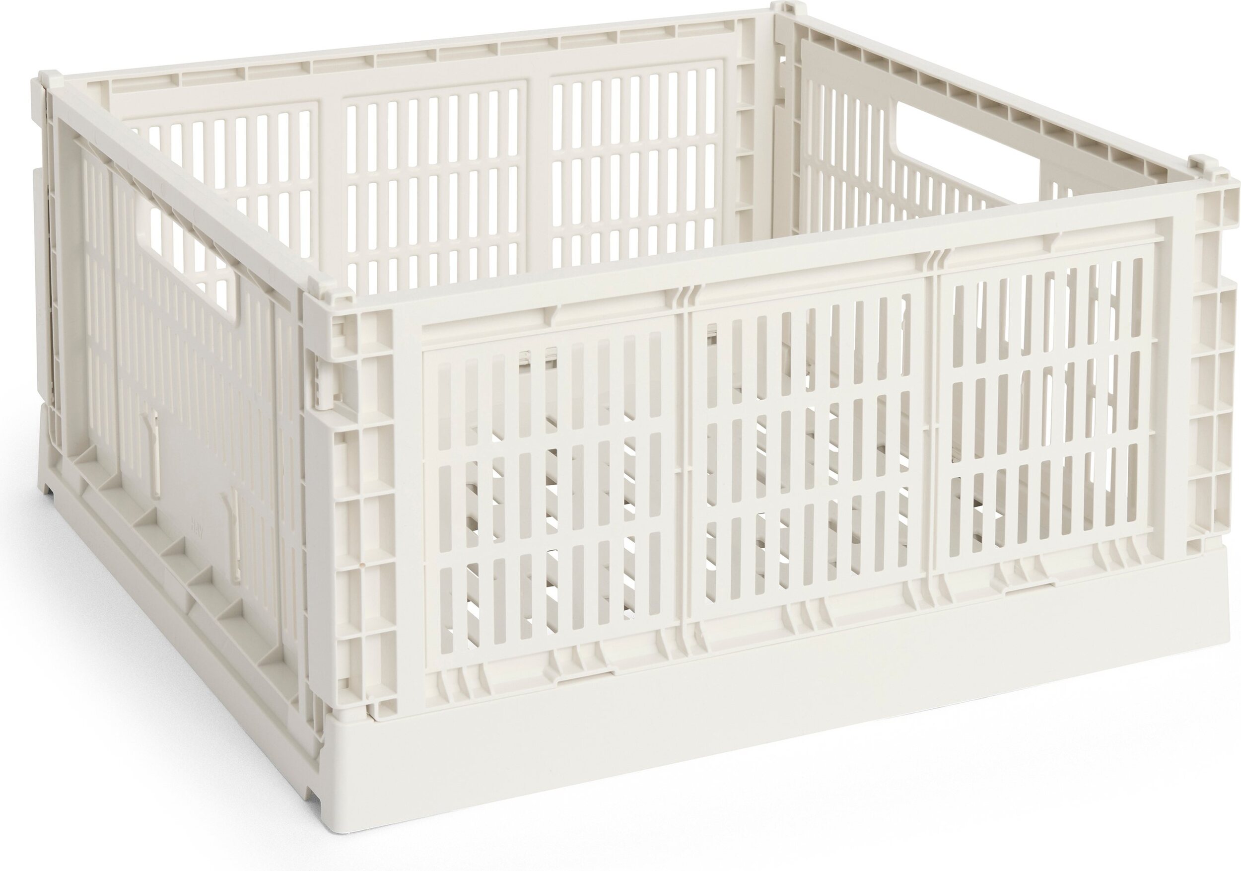 Kosz do przechowywania Hay Colour Crate Square L zgaszona biel