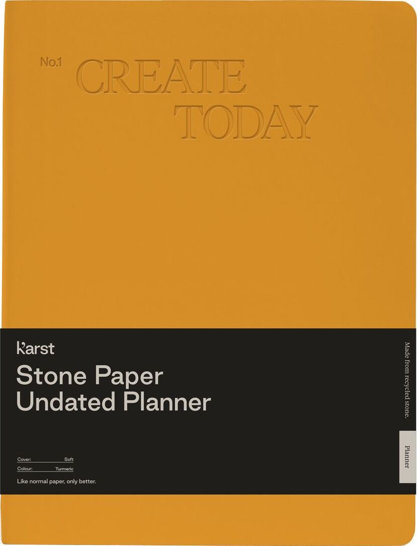 Planer Karst B5 żółty miękka oprawa