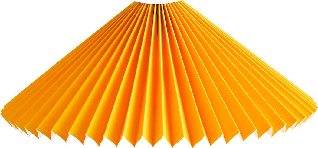 Klosz do lampy Matin 30 cm żółty