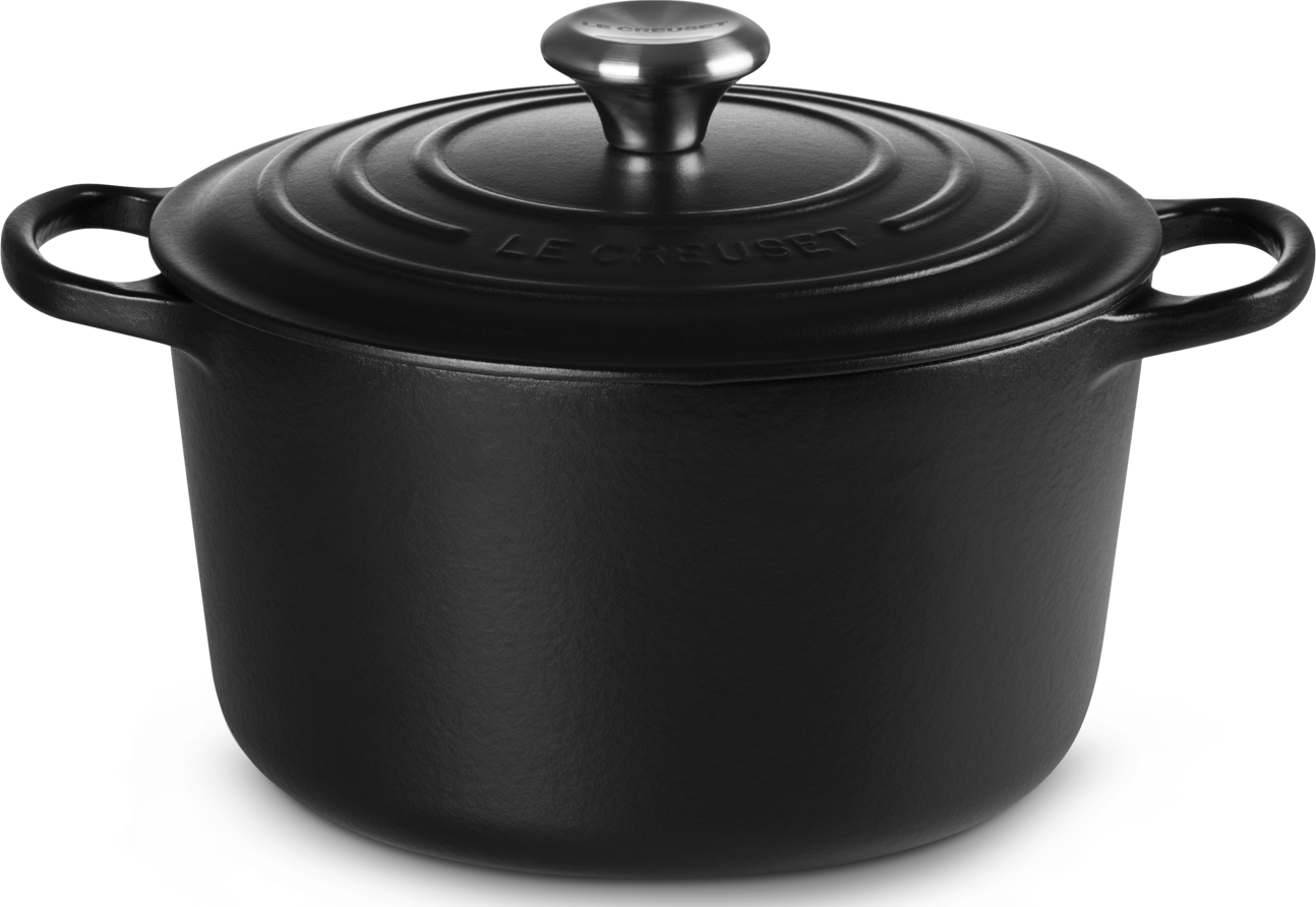 Brytfanna Signature głęboka 24 cm czarny mat